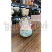 Işıklı Ve Müzikli Kar Küresi Orta Boy-5